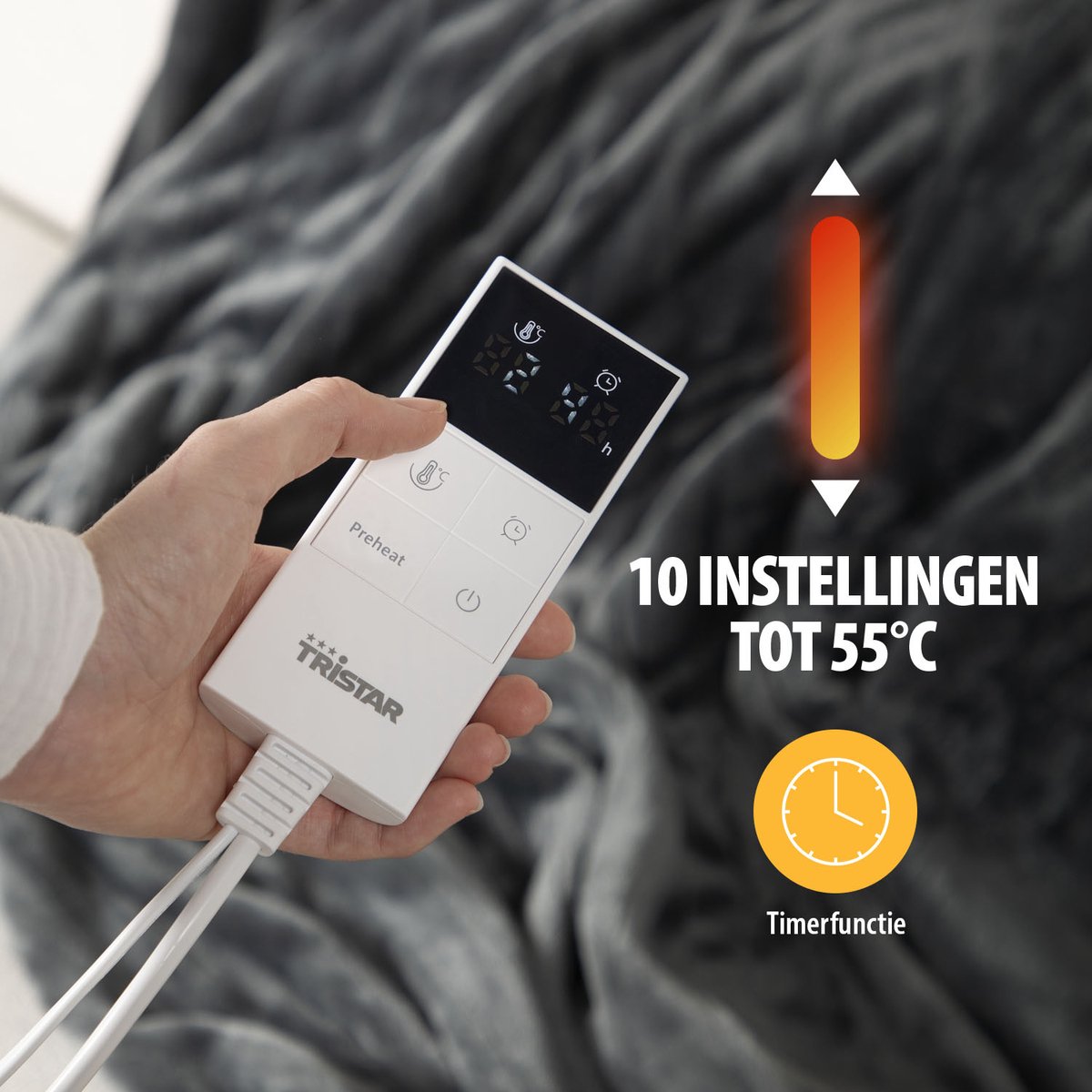 Tristar BW-4780 Heizdecke 80 W Anthrazit
