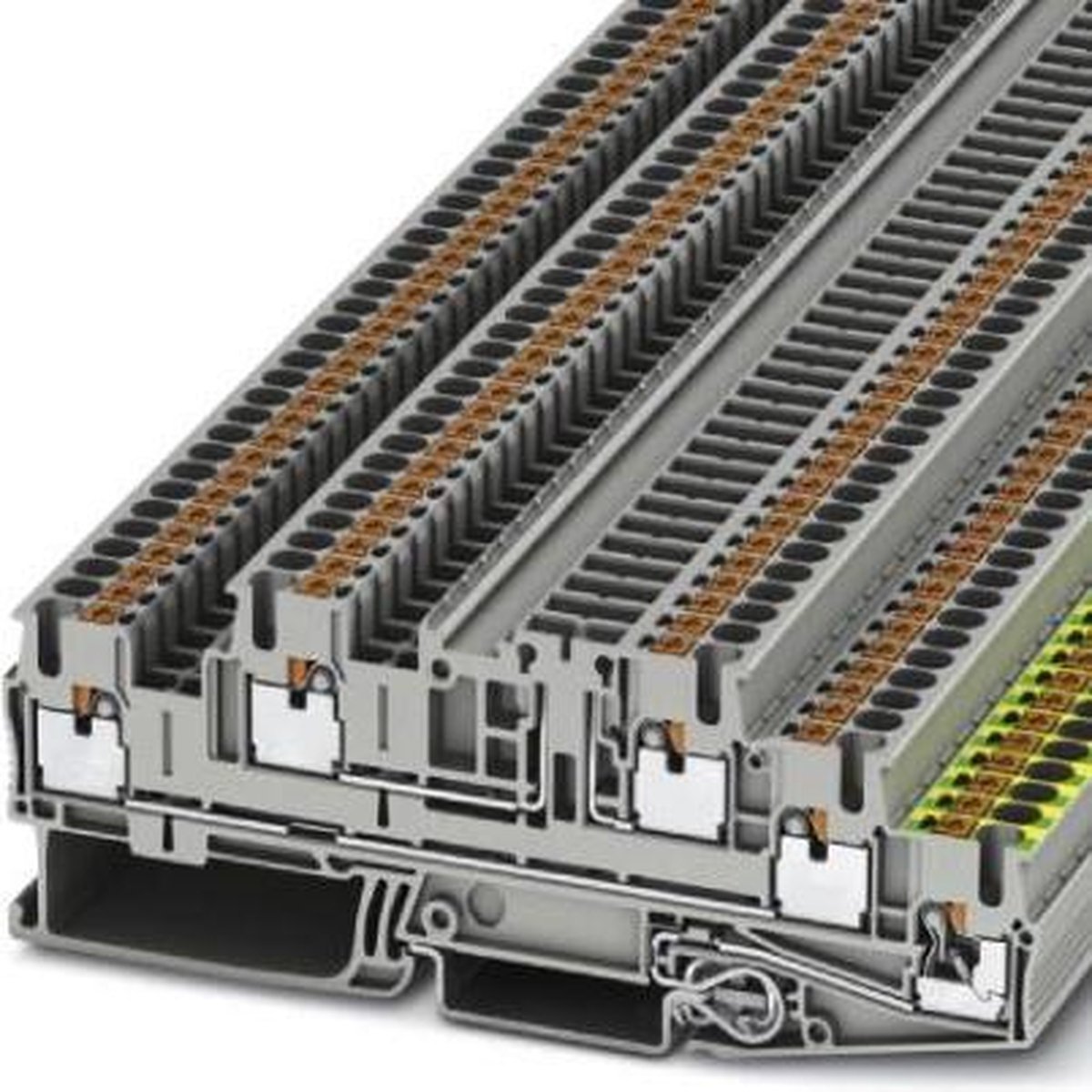 Phoenix Contact 3210539 Installationsschutzleiterklemme 5.2 mm Push-In-Klemme Grau 50 St. Piece