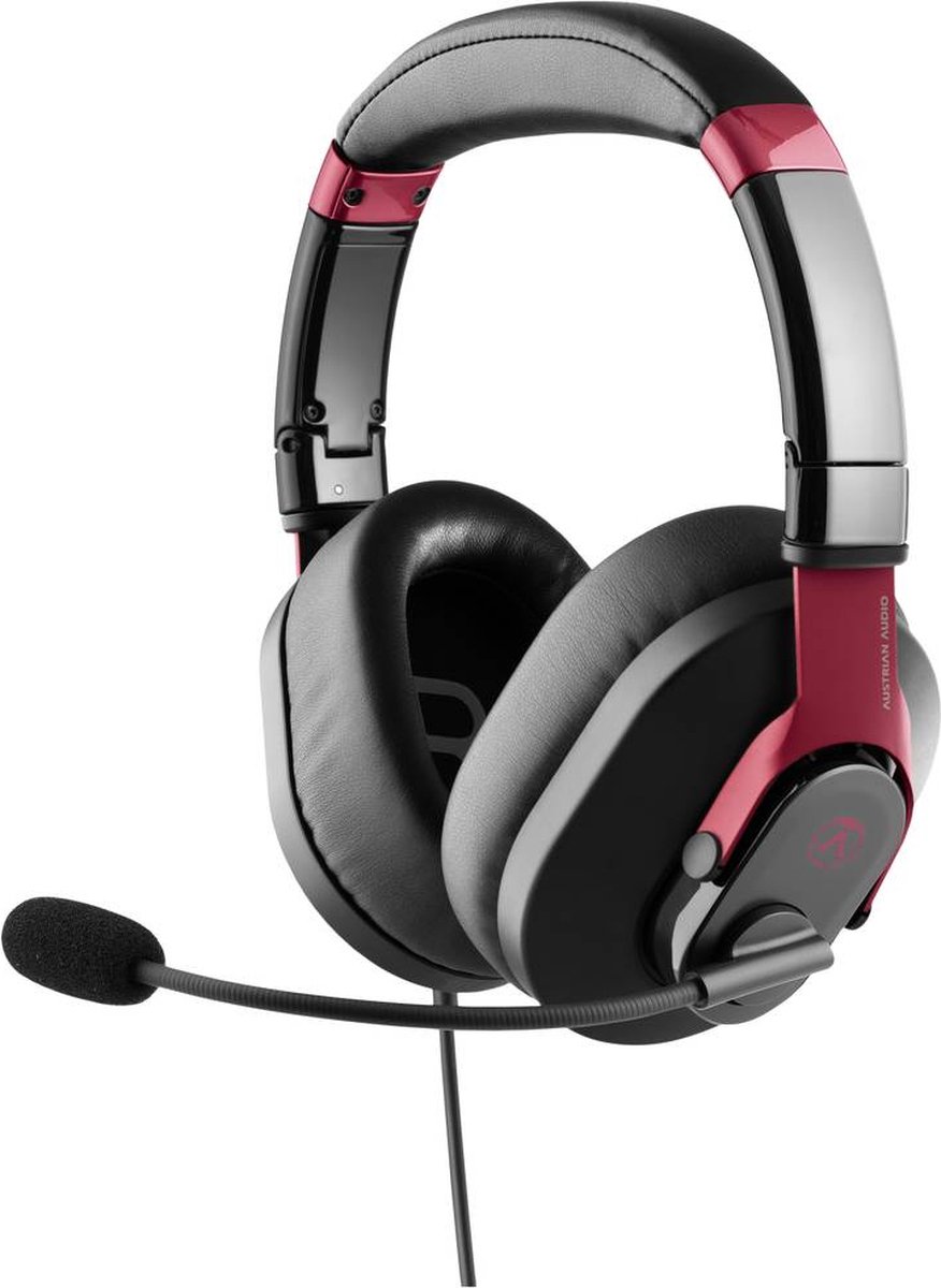 Austrian Audio PG16 Over Ear Headset kabelgebunden 7.1 Surround Schwarz Mikrofon-Stummschaltung Gaming