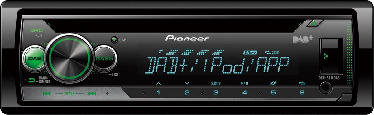 Pioneer DEH-S410DAB Autoradio DAB+ Tuner