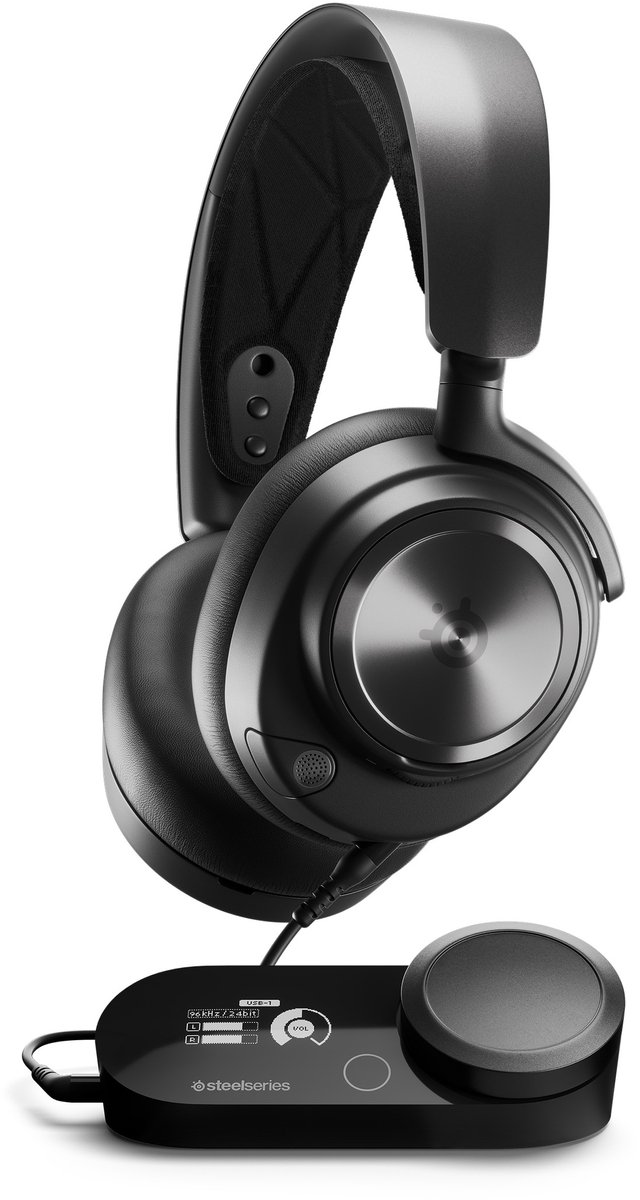 SteelSeries Arctis Nova Pro Wired - Gaming headset - PC & PS - Sort