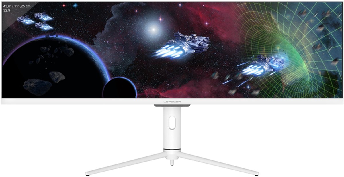 44" LC Power LC-M44-DFHD-120 - 3840x1080 - 120Hz - IPS - 65W USB-C