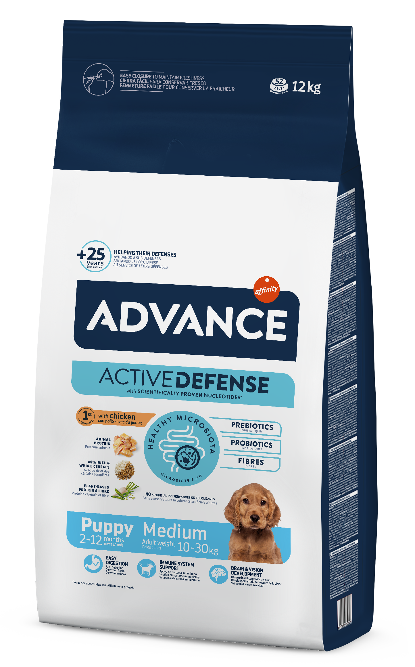 Advance Welpe Mittleres Huhn U. Reis 12 Kg