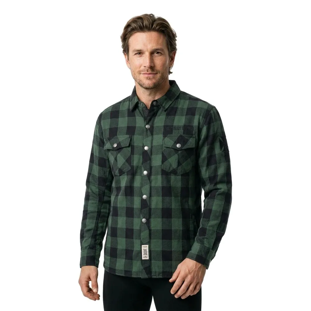 West Coast Choppers Flannel Aramidic Lining Koszula Z Długim Rękawem