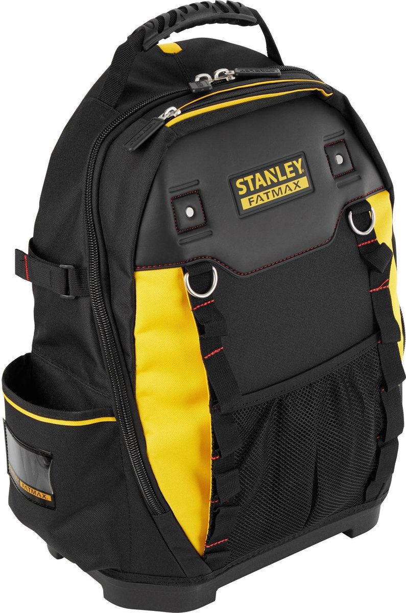 Stanley Technikerrucksack, Stoff/Kunststoff, 45,9 x 37,2 x 24,5 cm, Schwarz/Gelb