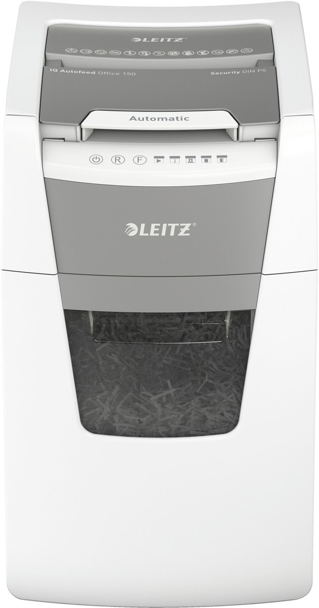 Leitz Automatische Zufuhr IQ Autofeed Aktenvernichter 165 Blatt Mikroschnitt Sicherheitsstufe P-5 44 L Office 150 P5