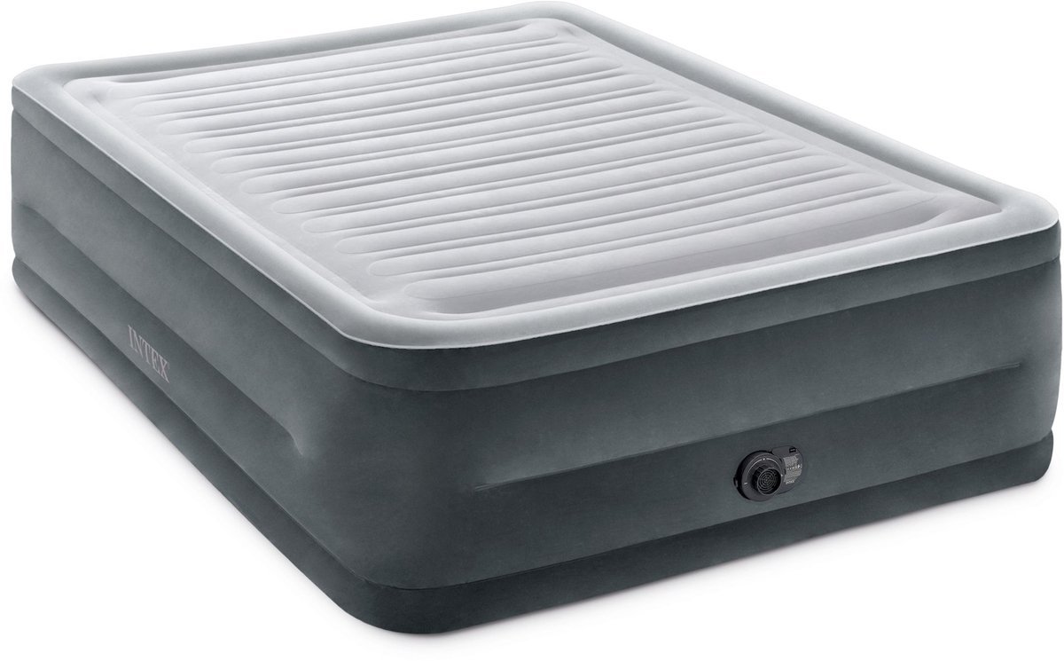 Intex 64418ND DuraBeam ComfortPlushMidRise Luftbett (L x B x H) 203 x 152 x 56 cm Grau