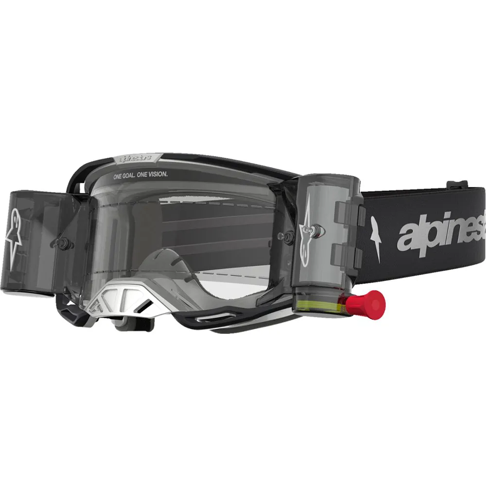 Alpinestars Vision 8 Amber Gogle Terenowe Z Systemem Roll-off