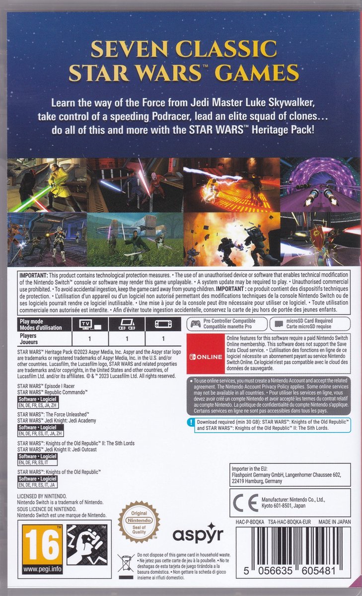 Star Wars Heritage Pack - Nintendo Switch - Action