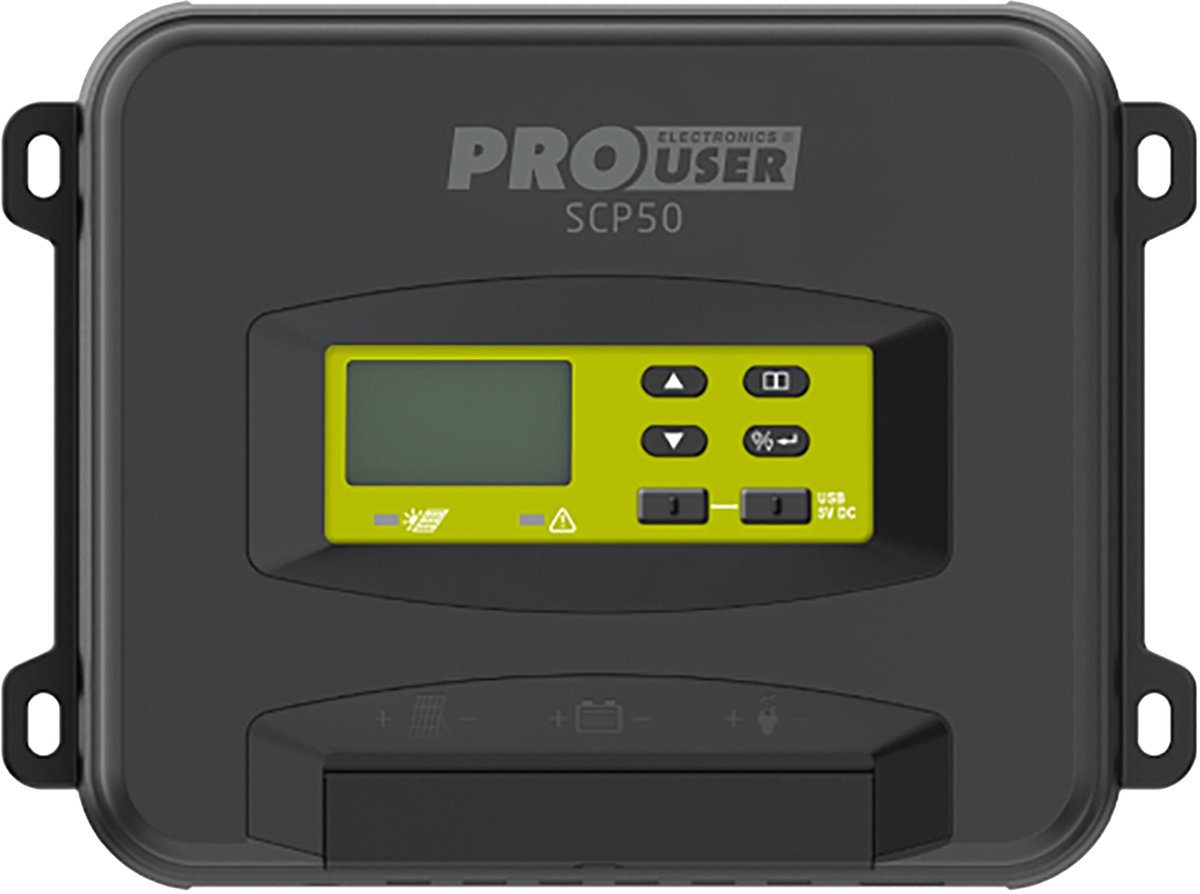 ProUser SCP50 Laderegler PWM 12 V, 24 V, 36 V, 48 V 50 A