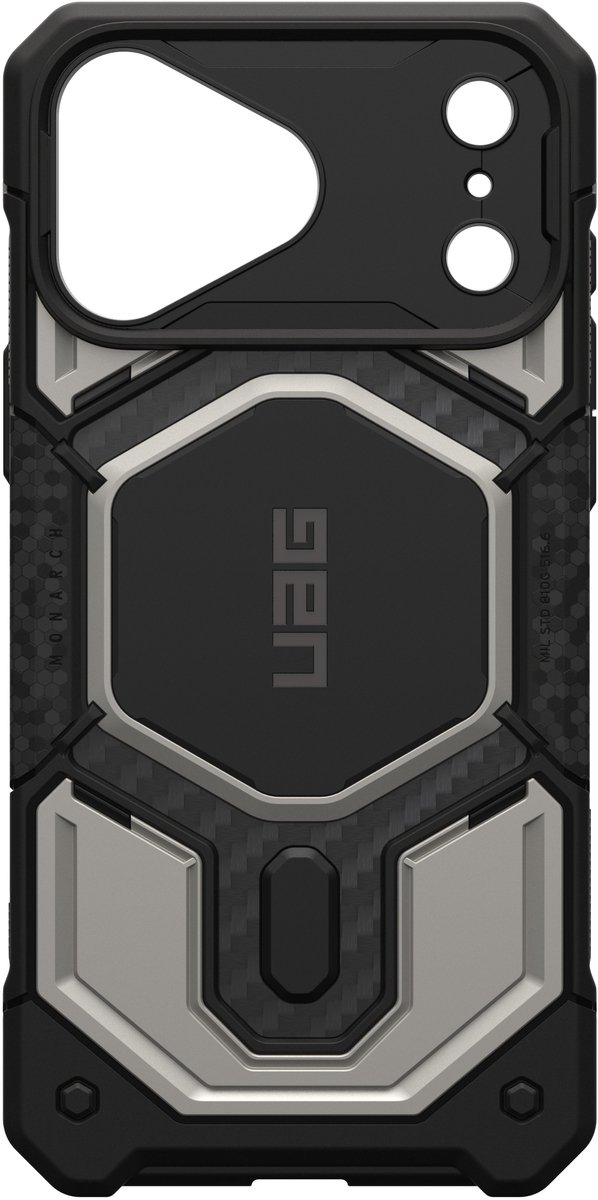 Urban Armor Gear Monarch Pro MagSafe Case iPhone 18 Pro Max Schwarz, Titan 114568113636