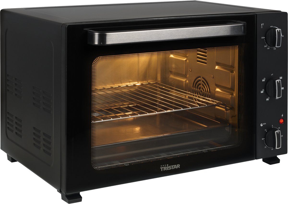 Tristar OV-3665 Minibackofen Timerfunktion, Kontrollleuchte, Umluft-Funktion 48 l