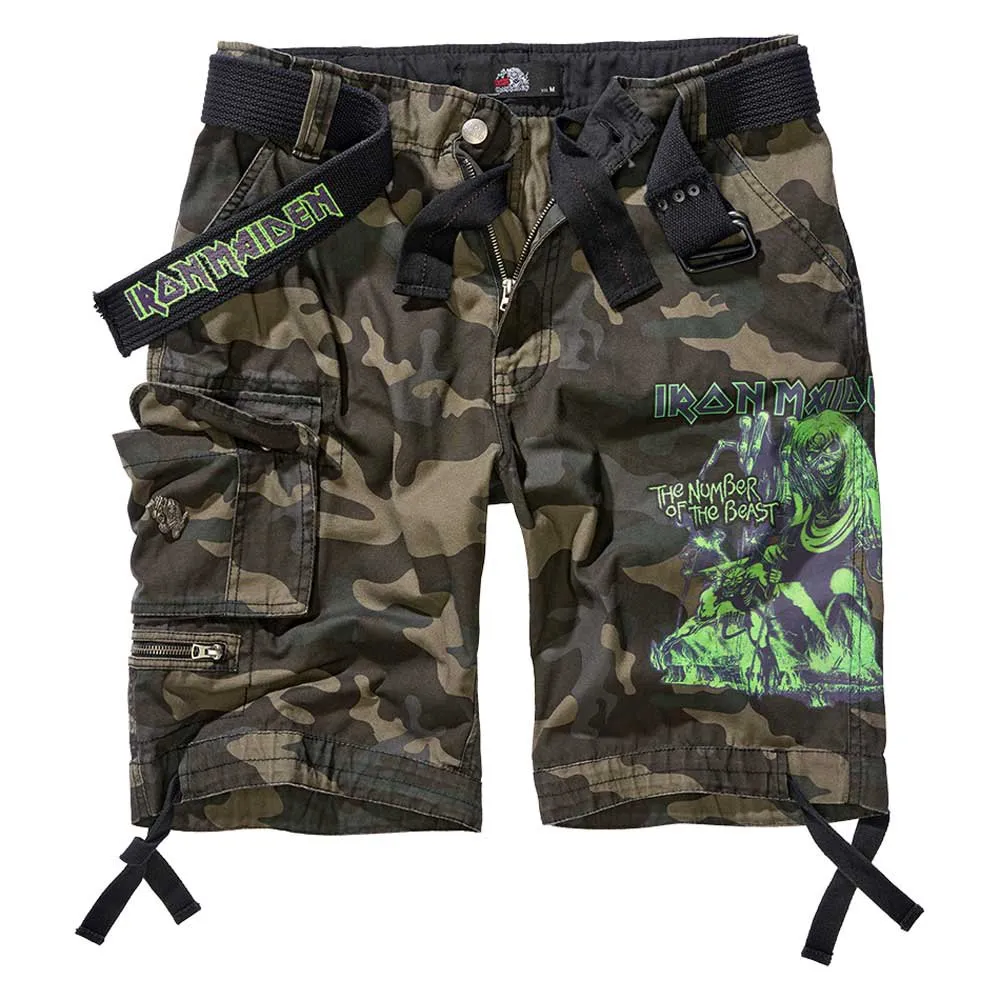 Brandit Iron Maiden Savage Number Of The Beast Spodenki