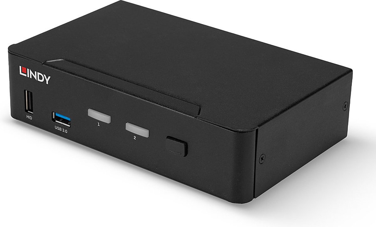 LINDY Lindy - KVM-/Audio-/USB-Switch - 2 x KVM/Audio/USB KVM-Umschalter DisplayPort® 7680 x 4320 Pixel