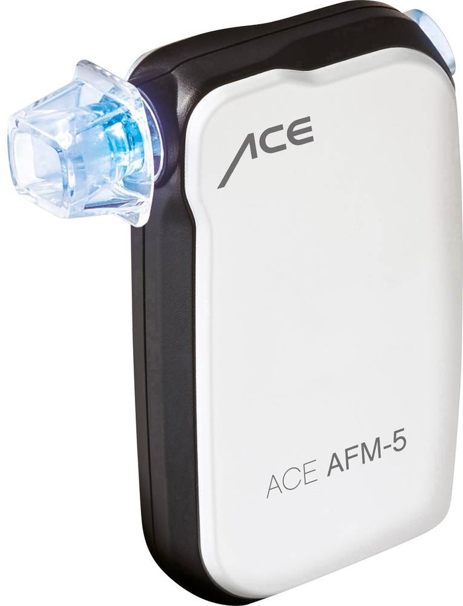 ACE AFM-5 Alkoholtester Weiß 0 bis 4 ‰ Anzeige per Smartphone