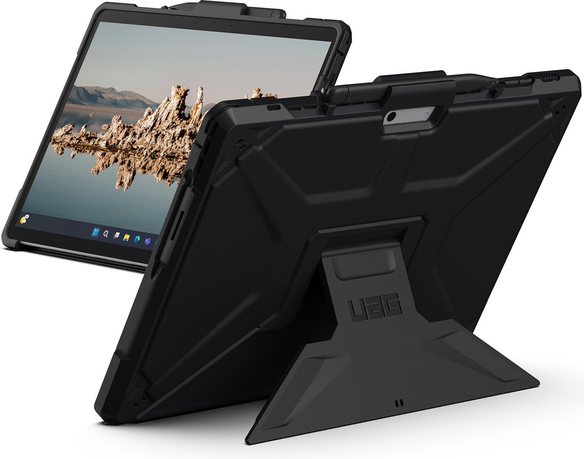 Urban Armor Gear Metropolis SE Case Tablet-Cover Microsoft Surface Pro 9, Surface Pro 10, Surface Pro 11 33 cm (13) Back Cover Schwarz