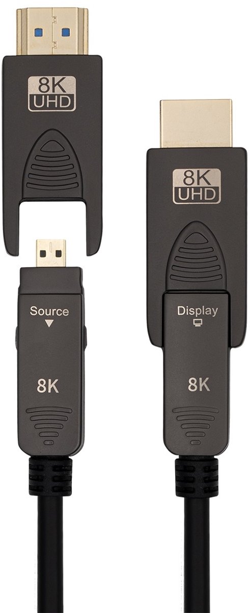 Maxtrack HDMI Anschlusskabel 30 m Schwarz C504-50ML 8K UHD HDMI-Kabel