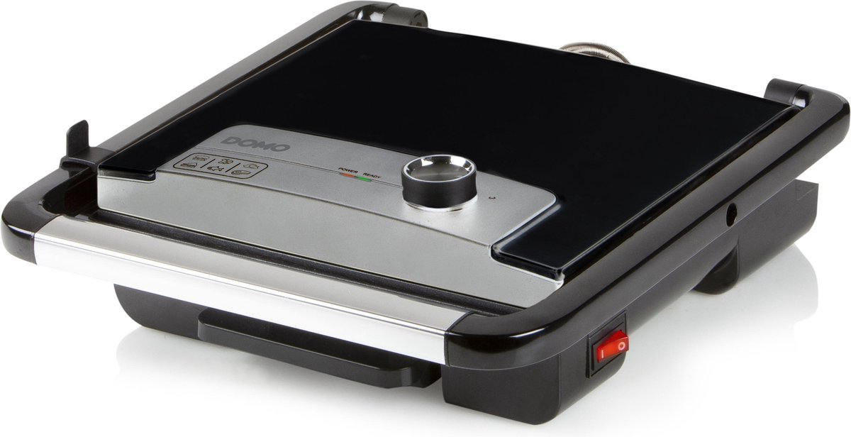 DOMO DO9245G Elektro Multigrill Kontrollleuchte, klappbar, Antihaftbeschichtung