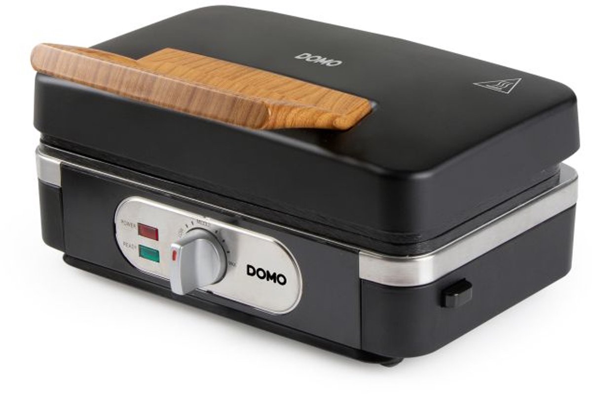 DOMO SANDWICH-WAFFEL-GRILL 3-IN-1 INKY BLACK Sandwichmaker Schwarz