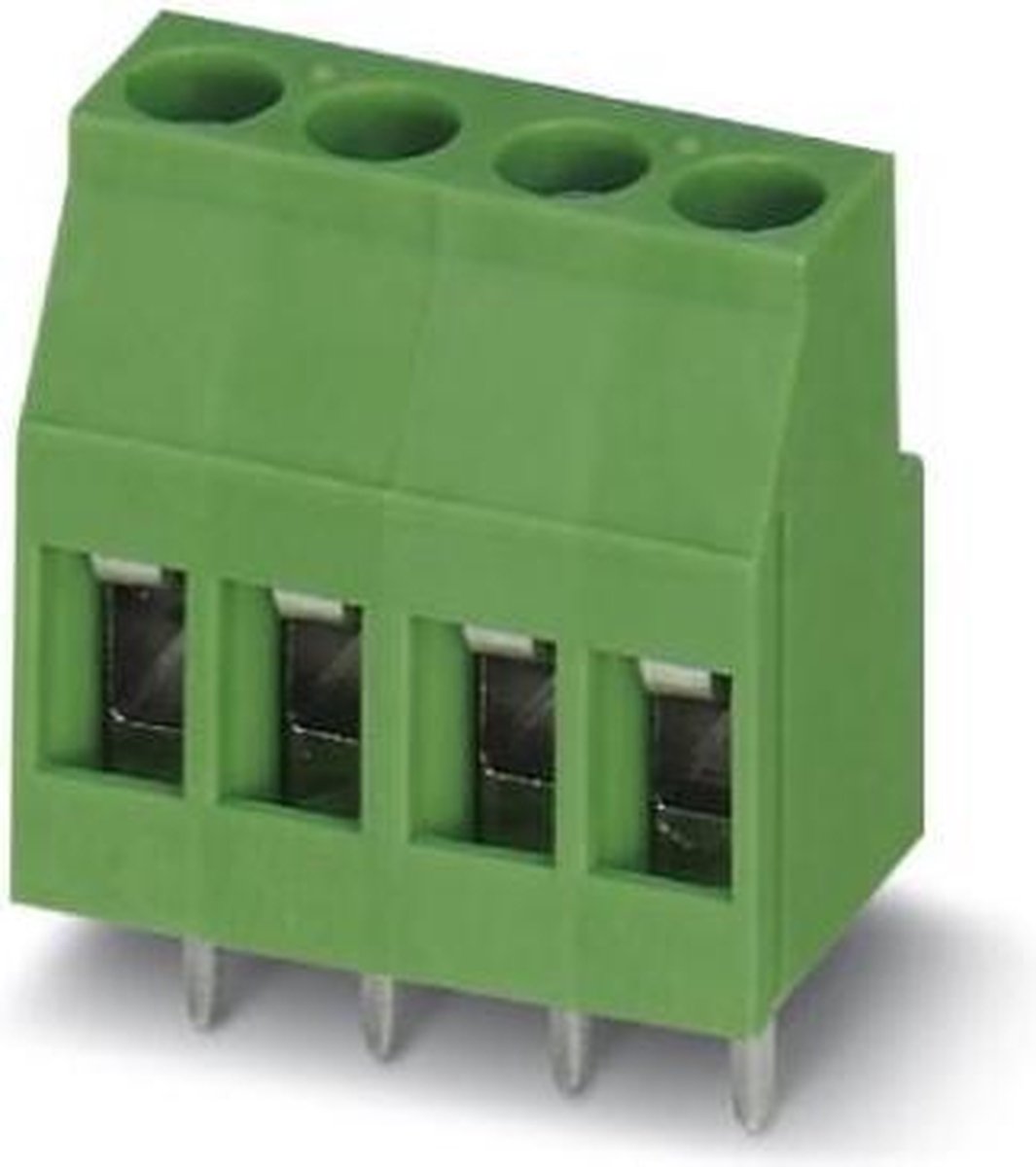 Phoenix Contact 1711738 Schraubklemmblock 2.50 mm² Polzahl 3 Grün 100 St.