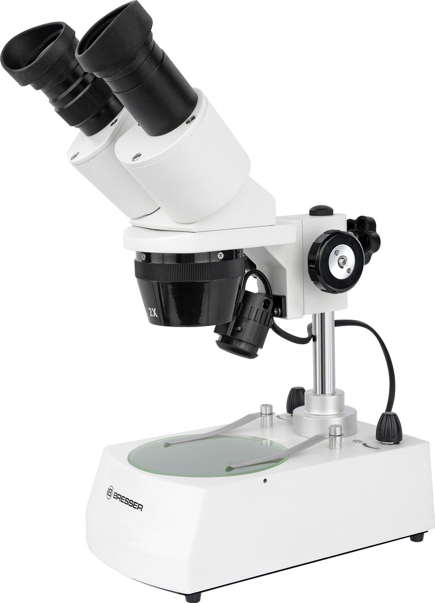 Bresser Optik 5803600 Erudit ICD Stereomikroskop Binokular 40 x Auflicht, Durchlicht