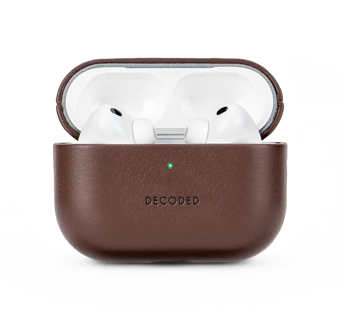 Decoded Decoded Leather AirCase Pro for AirPods Schutzhülle für Ladecase Schoko