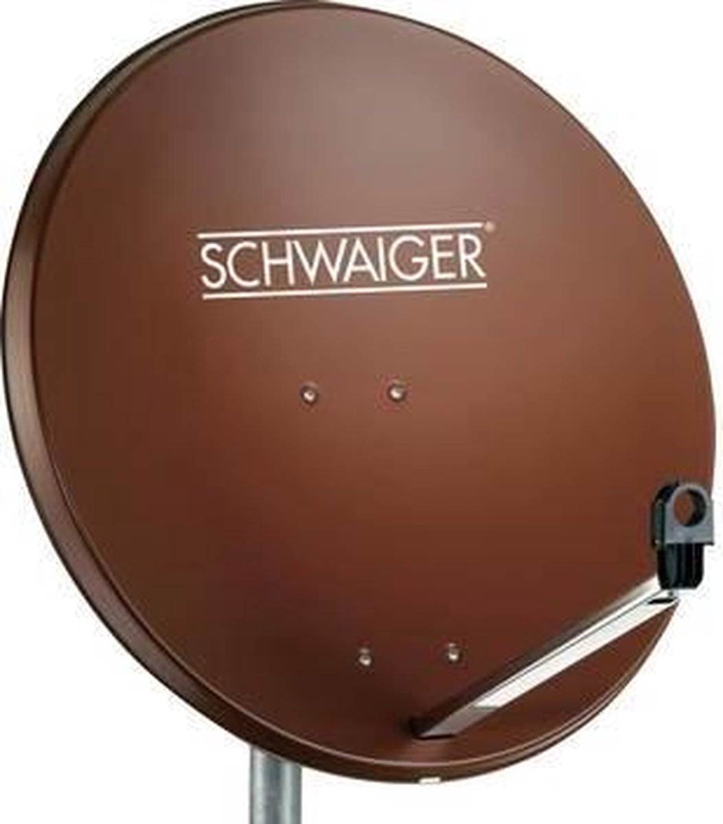 Schwaiger SPI996.2 SAT Antenne 80 cm Reflektormaterial: Stahl Ziegel-Rot