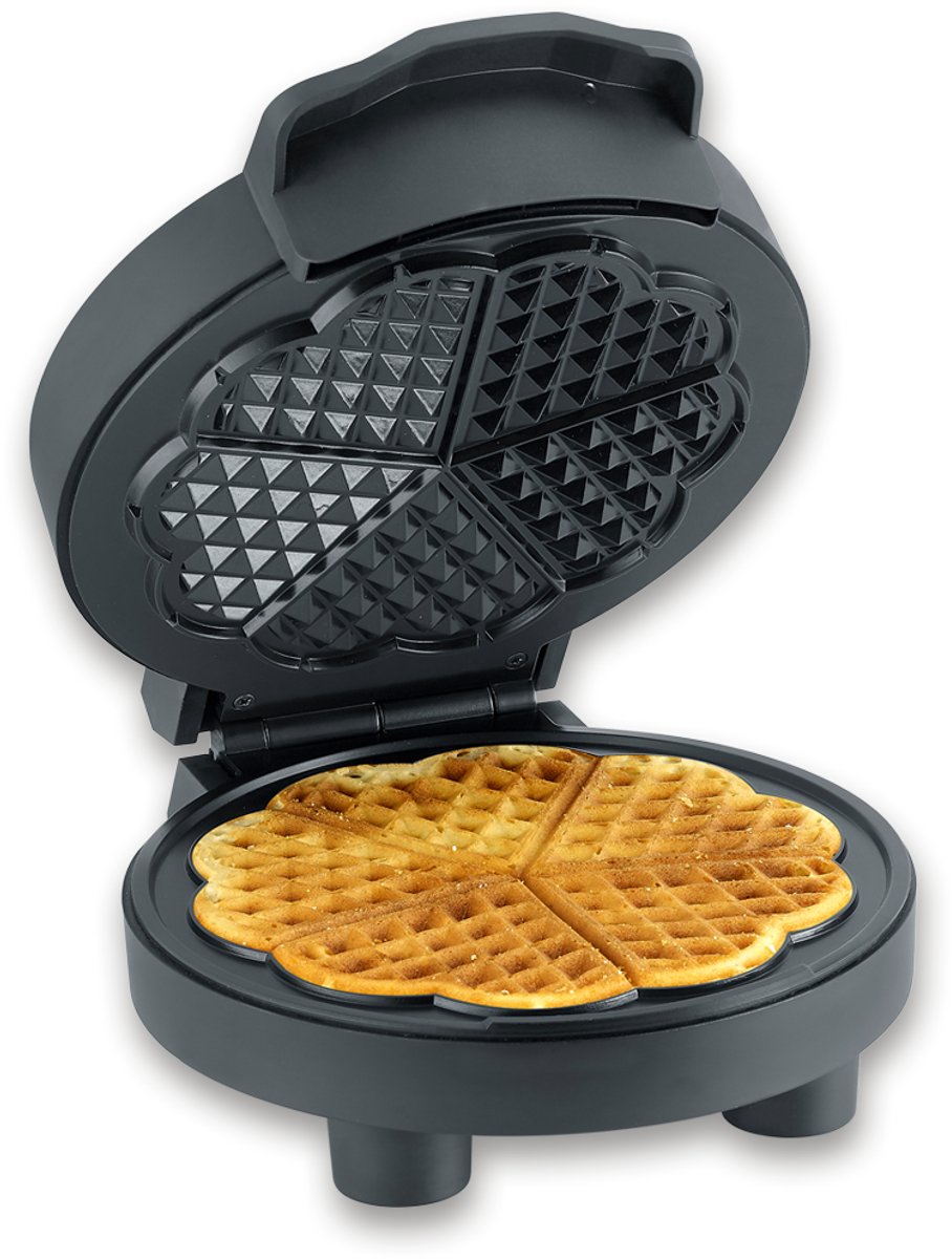 Severin WA 2116 Waffeleisen Antihaftbeschichtung, Kontrollleuchte Schwarz