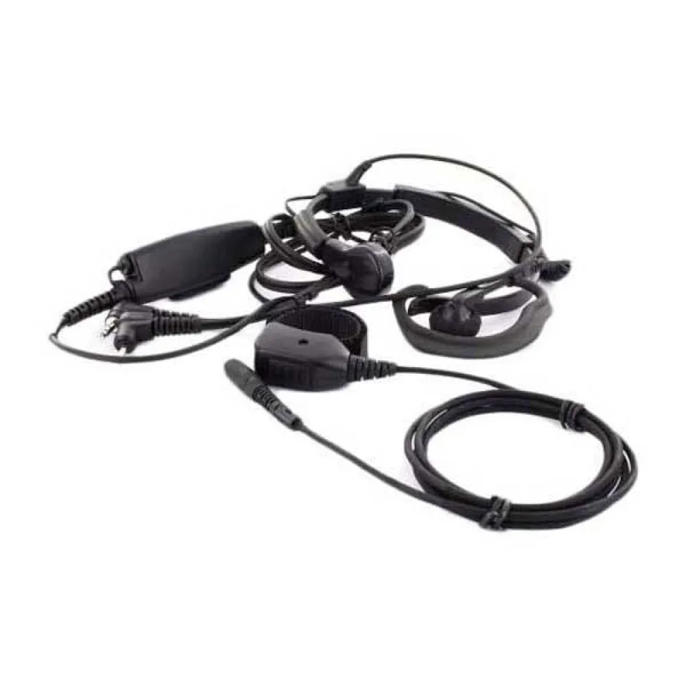 Albrecht Throat Microphone Head With Ptt And Finger Ptt Ae 38 Słuchawki
