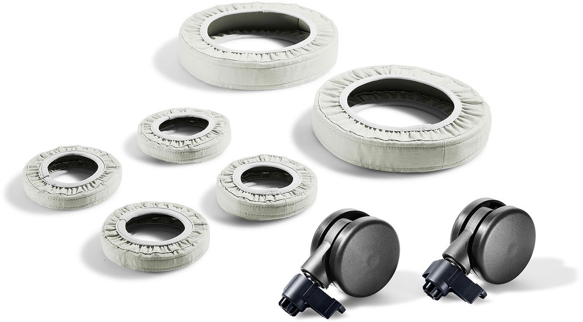 Festool Protective Wheel Covers for Pre-2024 CT 26 and 36 E Dust Extractors