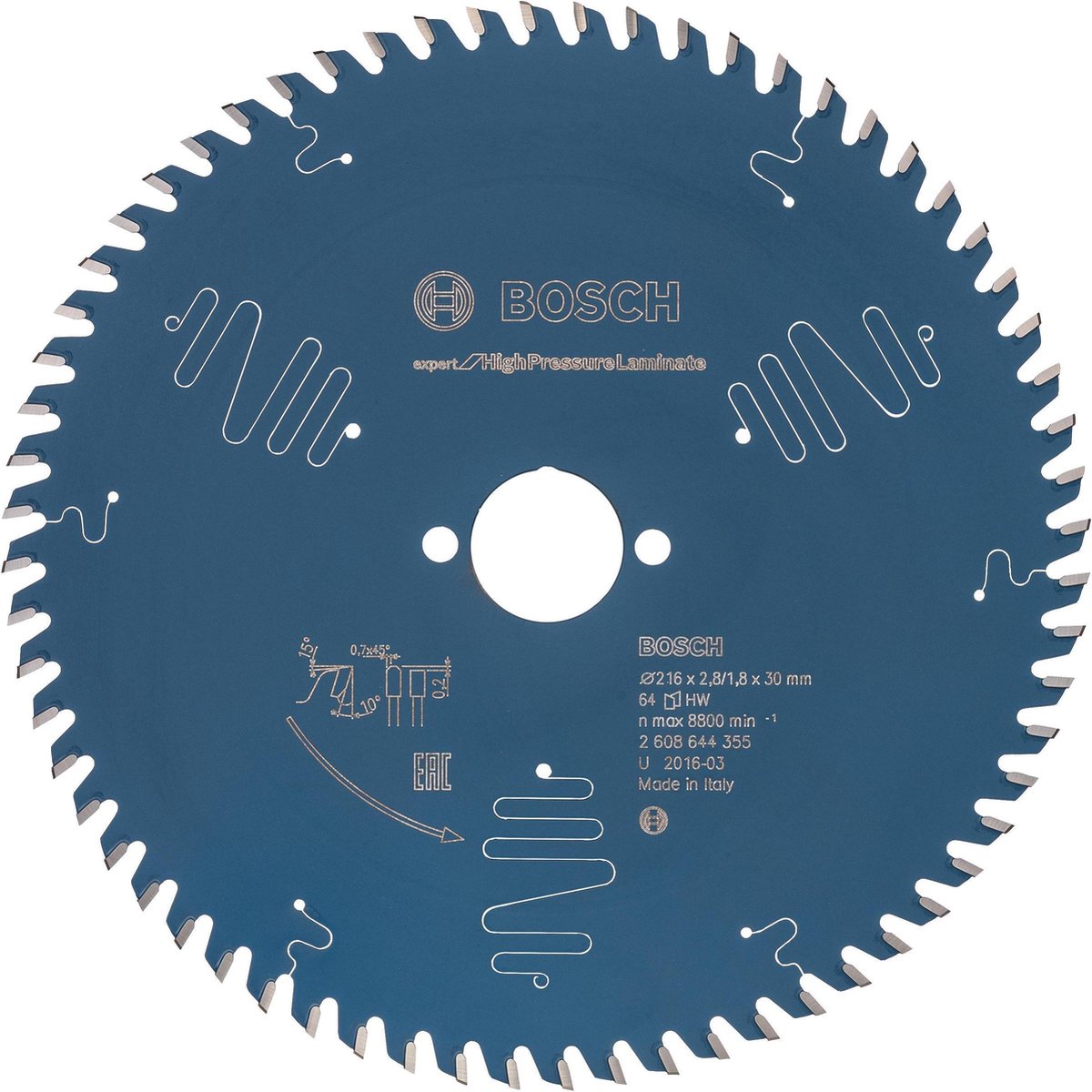 Bosch EXPERT High Pressure Laminate Circular Mitre Saw Blade