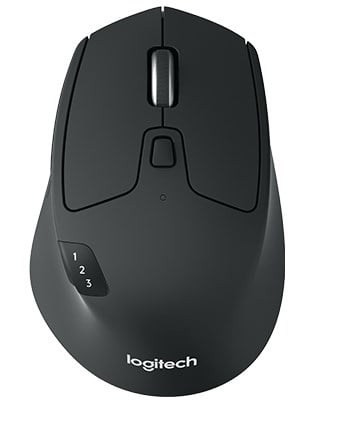 Logitech - M720 Triathlon Bluetooth Optisch Schwarz