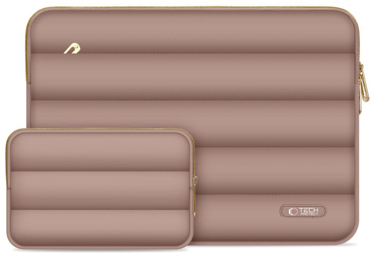 Tech-Protect Puffy Laptop Bag 13-14" - Brown