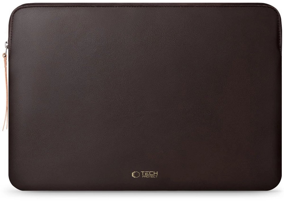 Tech-Protect Fleece Laptop Bag 13-14" - Brown