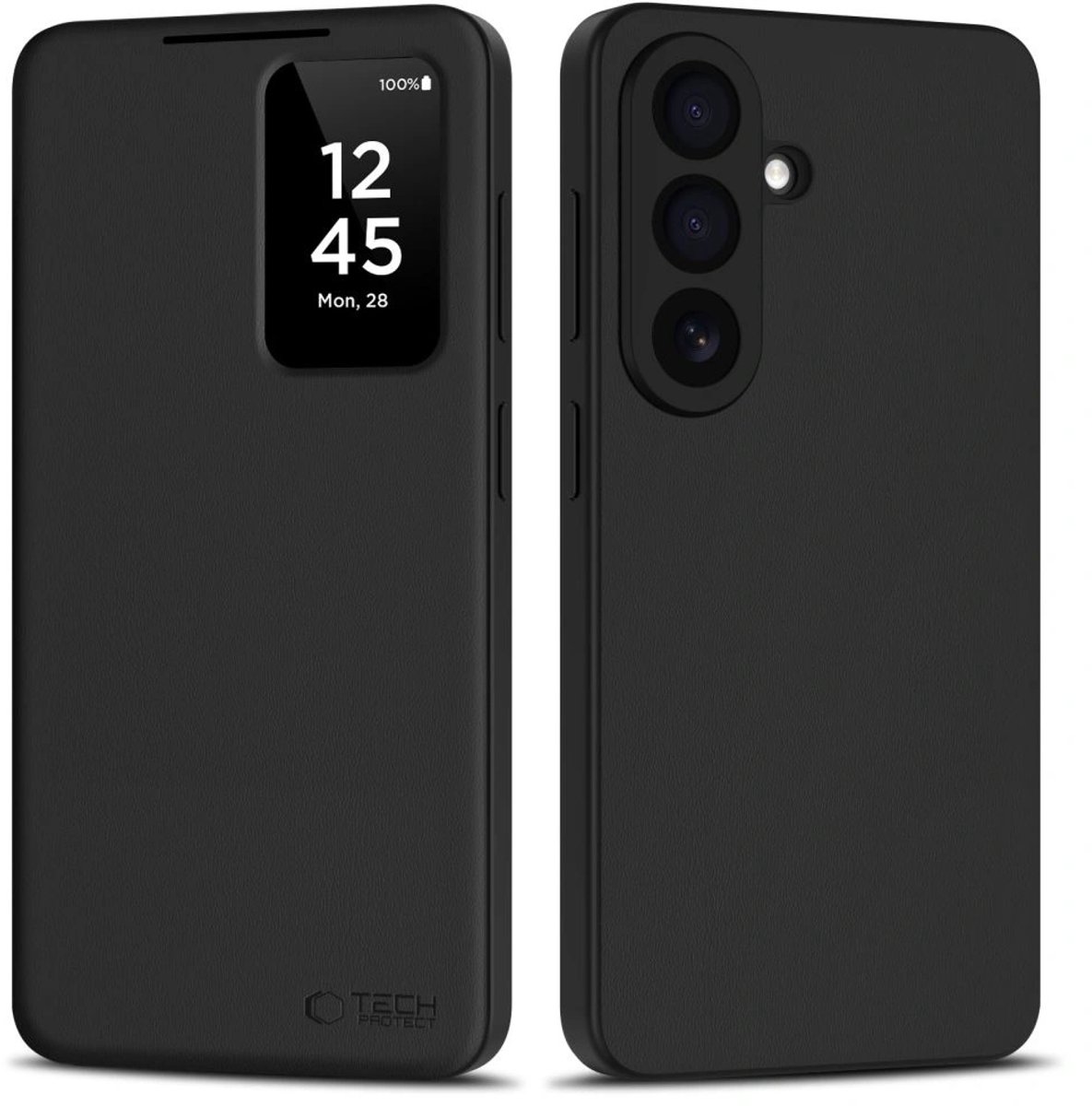 Tech-Protect Smart Wallet Case for Samsung Galaxy S26 - Black