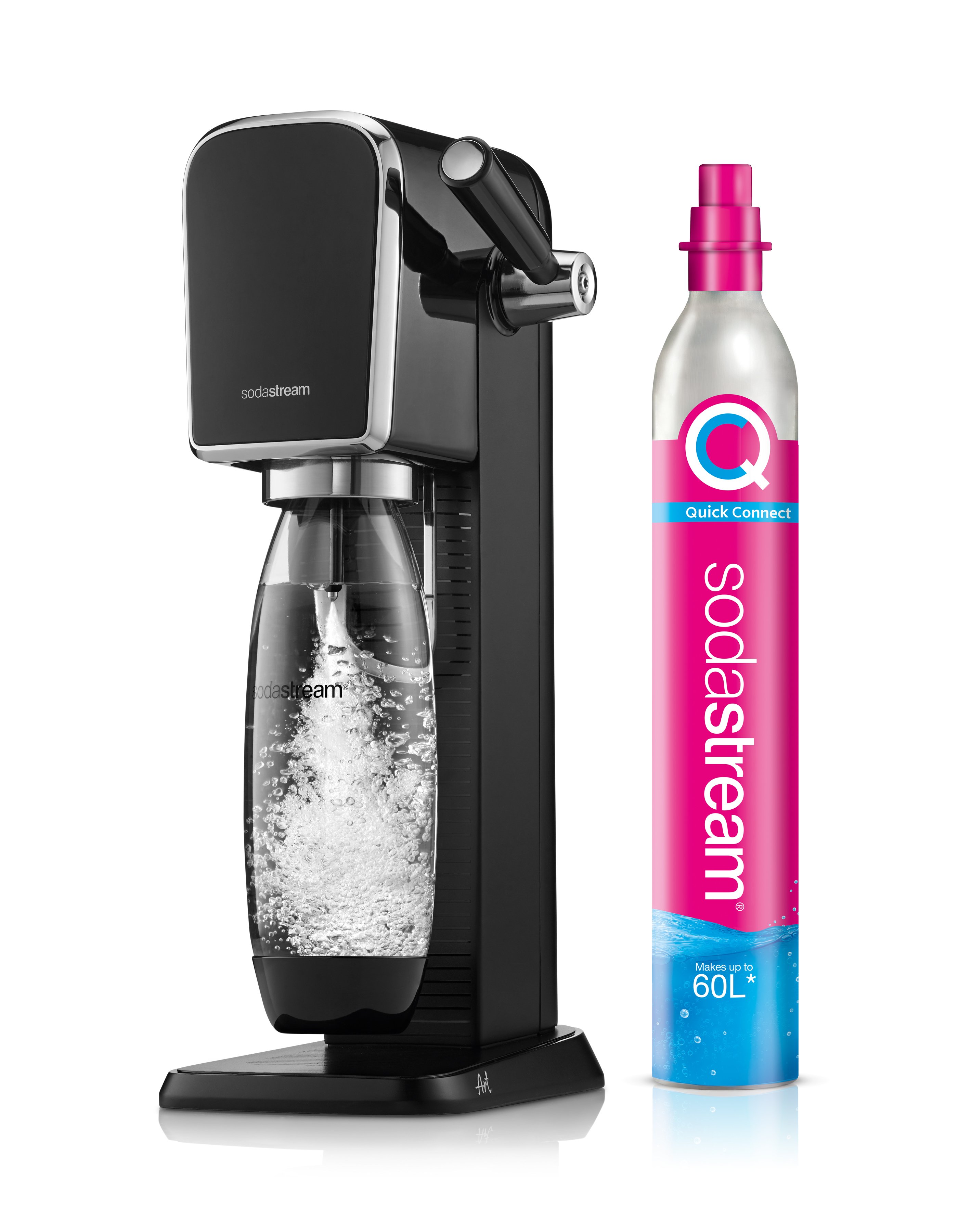 Sodastream Art schwarzer Schnellanschluss