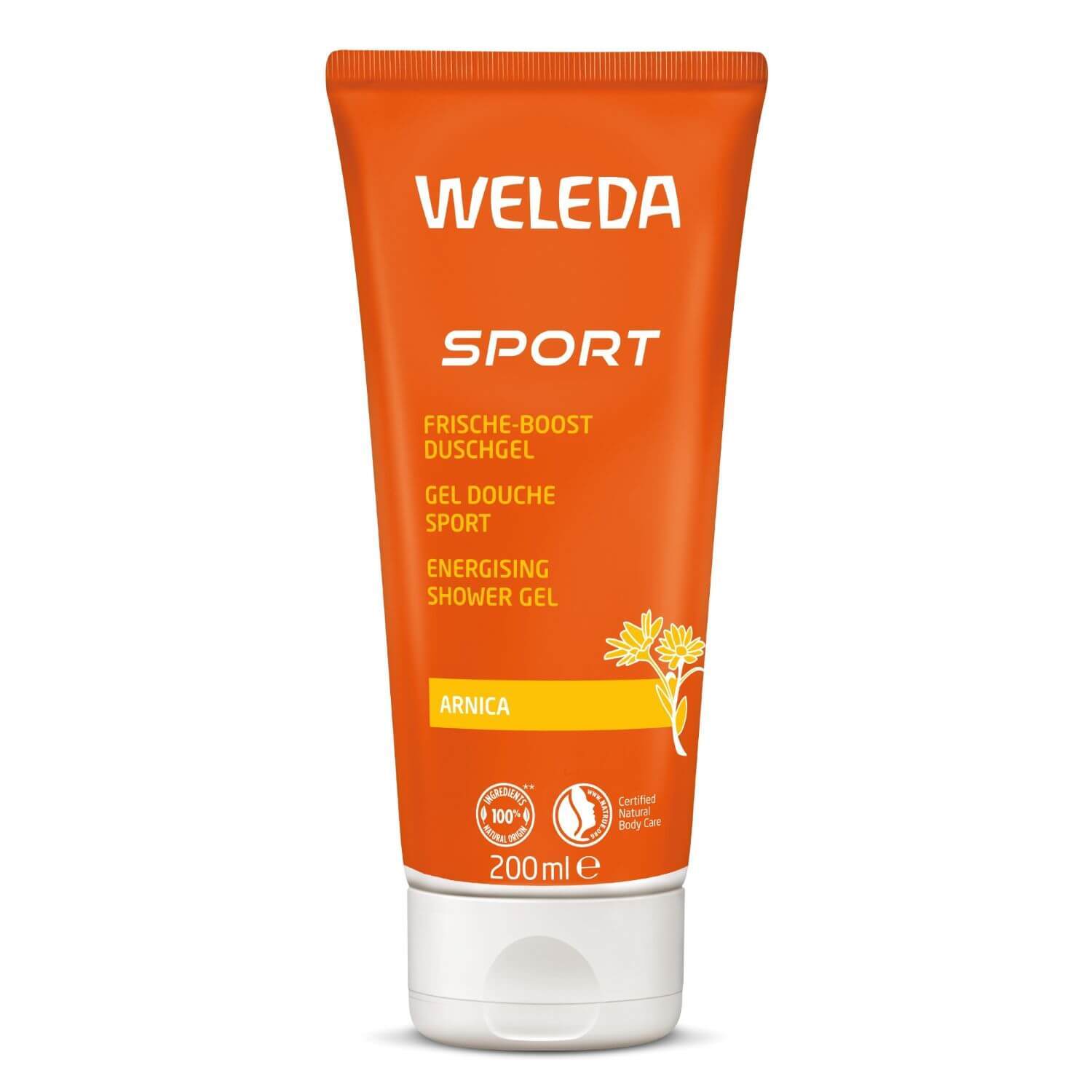 Weleda Sport, Duschgel mit Arnika, 200 ml
