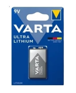 Varta, Ultra Lithium Batterie 9V, 1 Stück