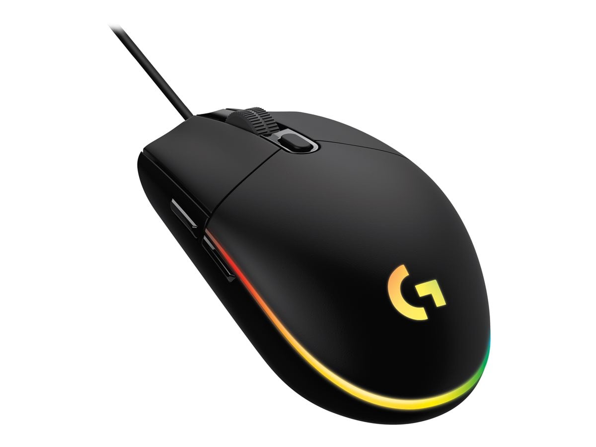 Logitech - G203 LIGHTSYNC Gaming Maus - Schwarz