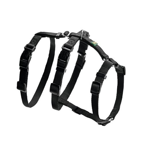 Hundegeschirr Hunter 48-70 cm Schwarz S/M