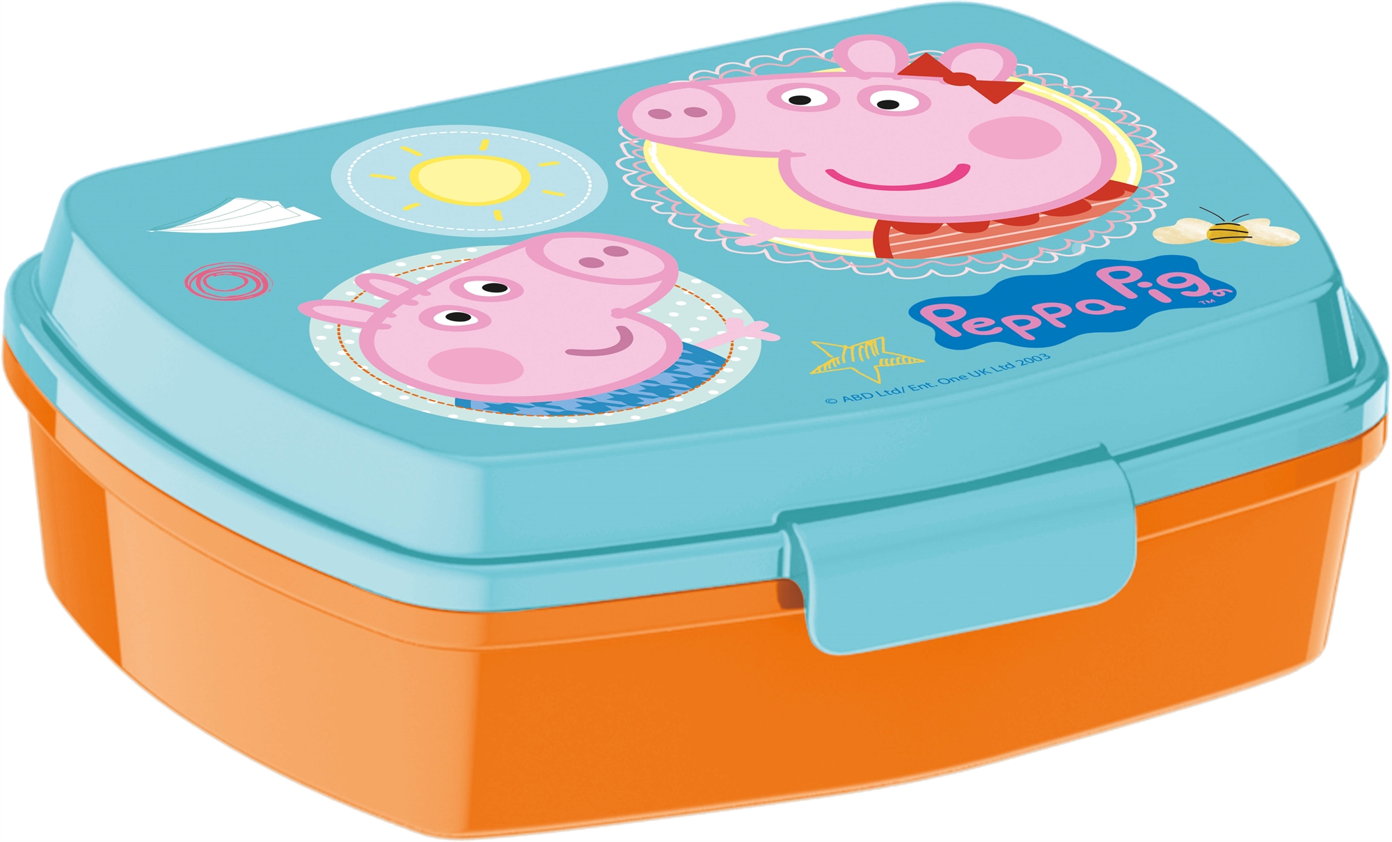 Peppa Wutz Brotdose - Kinderbrotdose mit 1 Fach