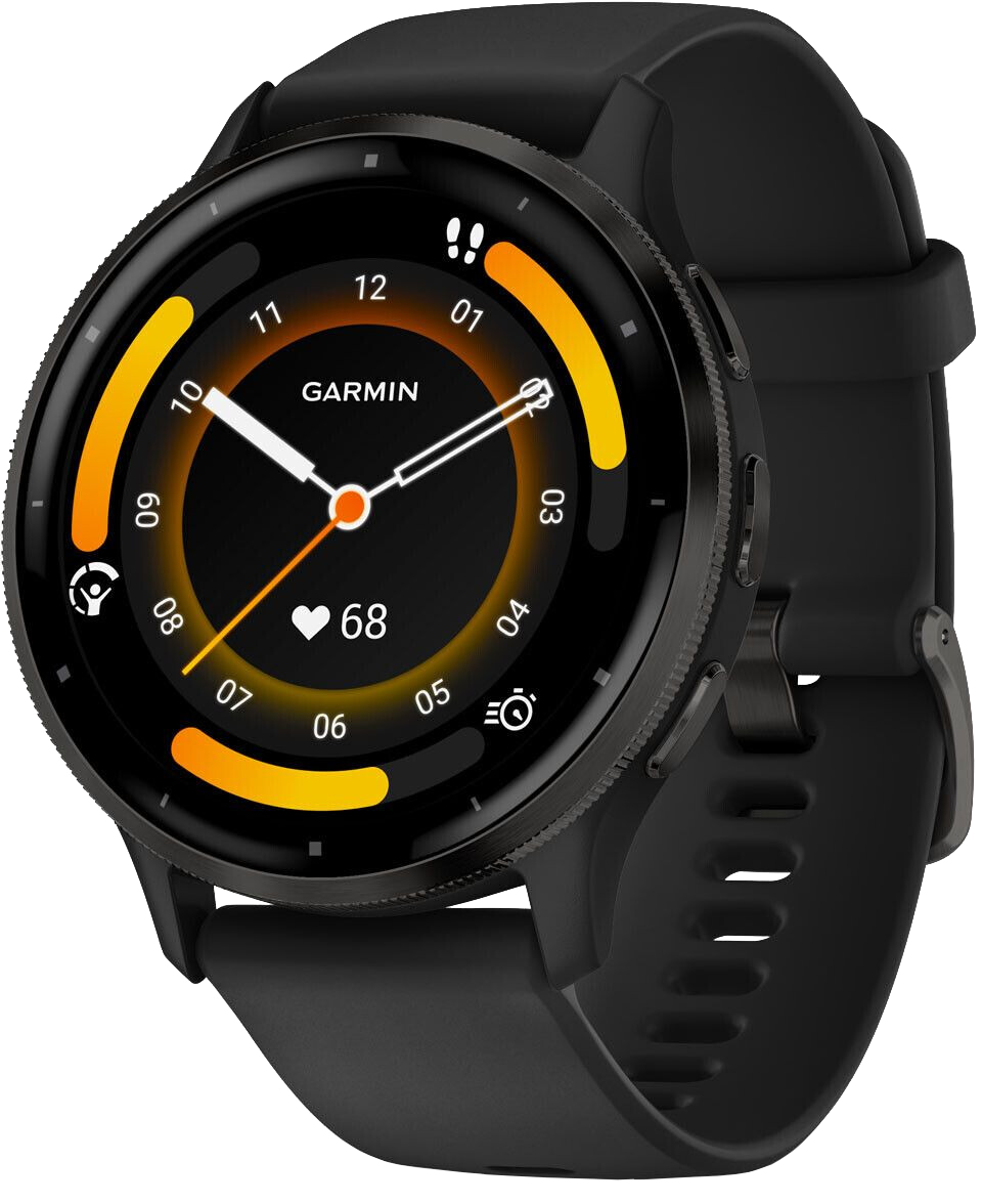 Venu 3 GPS  Schwarz/Schiefergrau Silikon-Armband