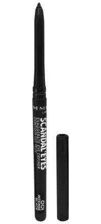 Rimmel London Augenstift Scandal'Eyes Exaggerate 001 Intensives Schwarz, 0,35 g