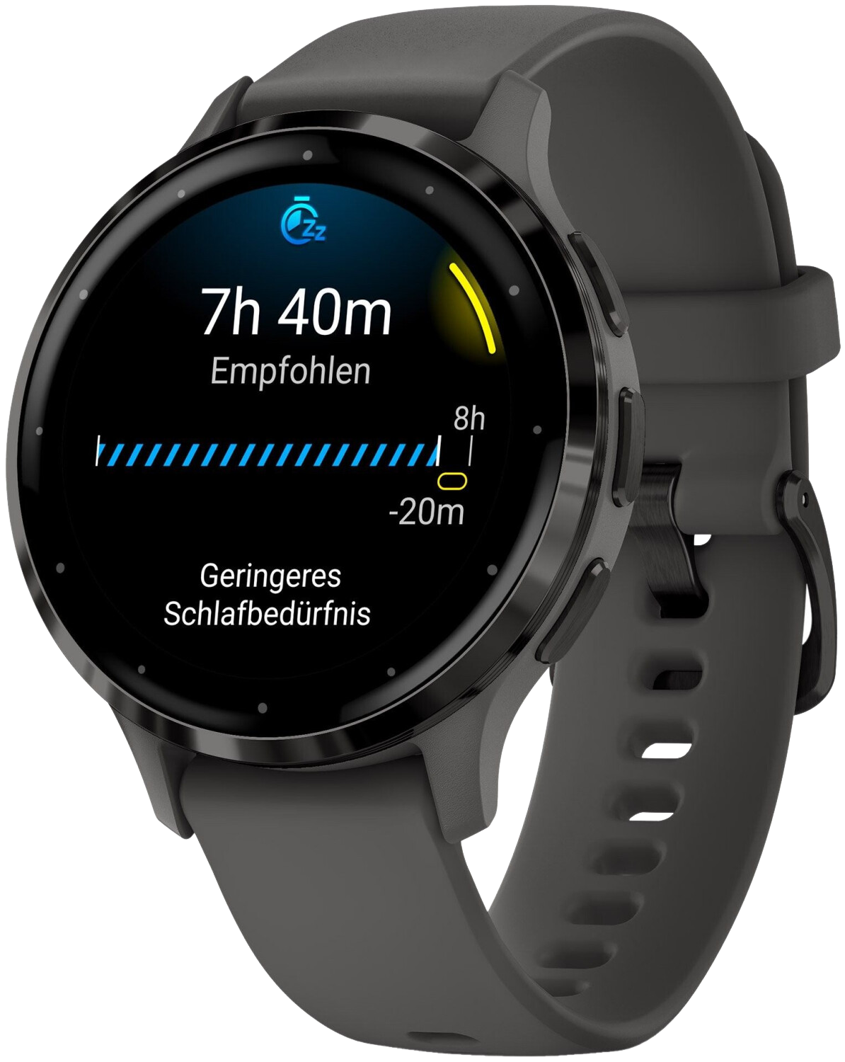 Venu 3S GPS Kieselgrau/Schiefergrau Silikon-Armband
