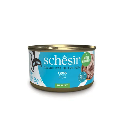 Schesir Nassfutter Mit Thunfisch In Gelee Für Katzen 85 Gr