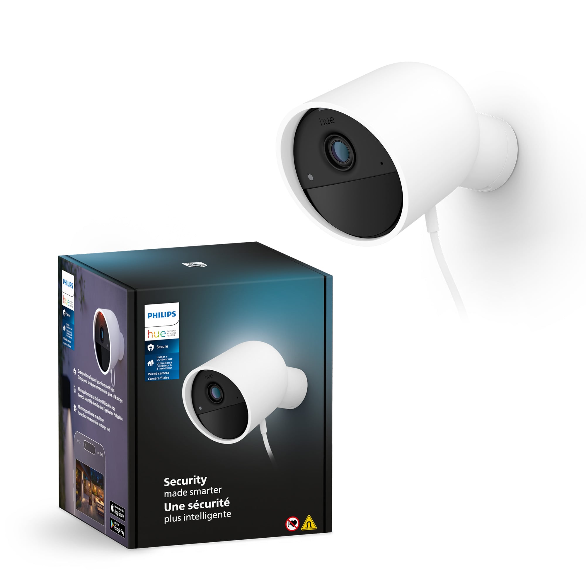 Philips Hue - Secure Kamera Kabelgebunden - EU 1er-Pack - Weiß