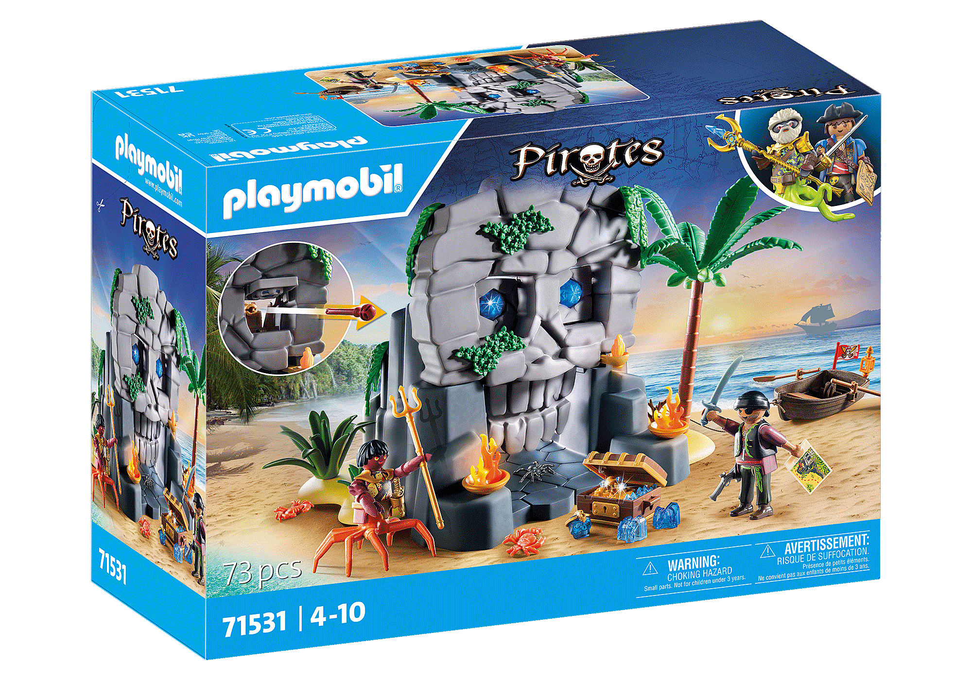 Playmobil Pirates Skull Island Playset