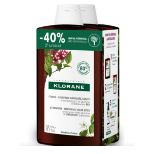 Klorane DUPLO Chinin Shampoo 2x400ml