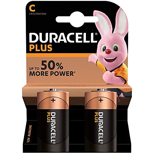 Duracell Plus Power Alkaline C Batterien Baby Batterien LR14 (10x 2er-Blister)