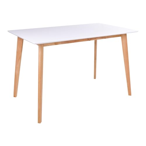House Nordic Esstisch Vojens Weiß/Natur 120cm